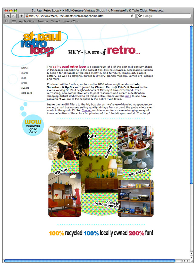 web site Retro Loop
